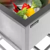 Ванна моечная трехсекционная сварная с бортом КОБОР ВМСБ/3-175/63/430